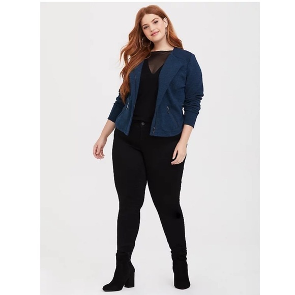 Torrid STUDIO DOUBLE KNIT MOTO - Picture 3 of 8